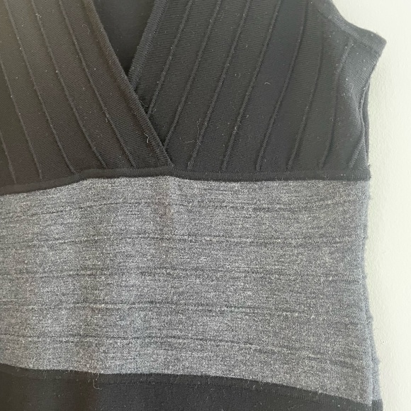 BCBG Maxazria - Deep V sweater dress - Picture 3 of 5